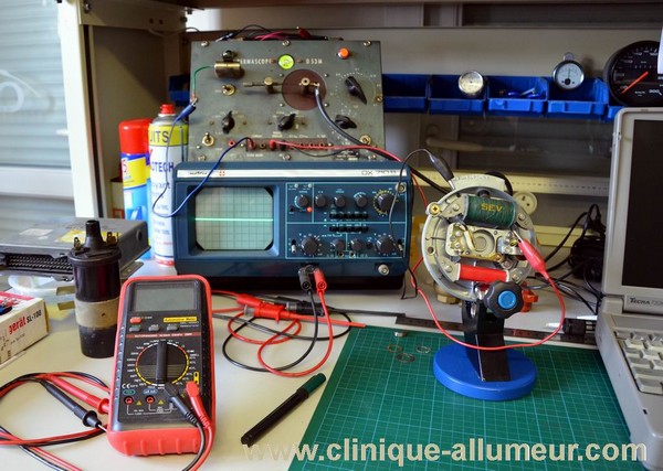 BERMASCOPE. Banc test condensateurs et bobines